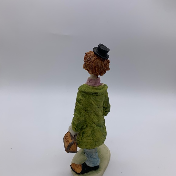 Ceramic Morelia Banker Clown Figurine Sculpture 9-1/2” Vintage - Picture 6 of 13